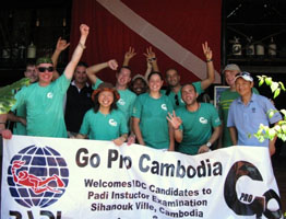 First ever PADI IDC in Cambodia