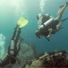 Guiding certified divers
